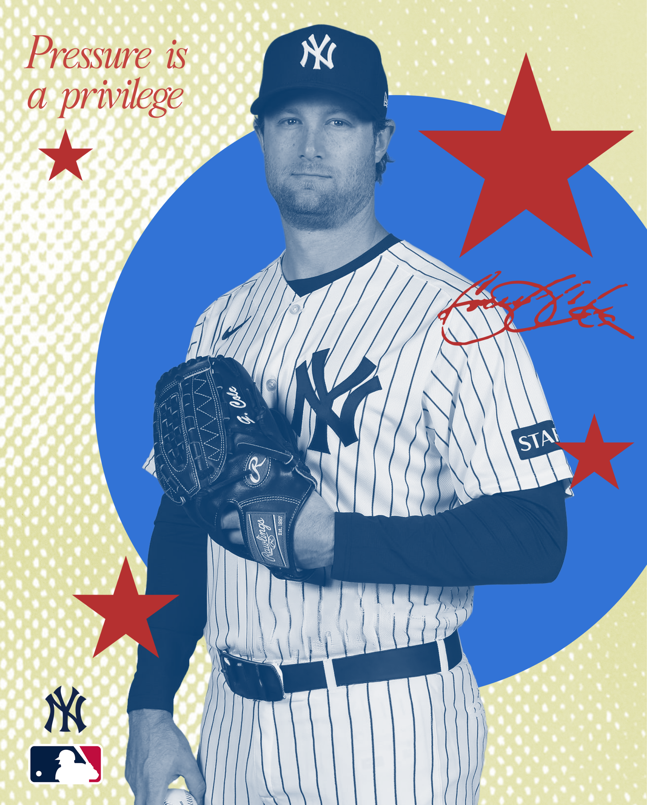 Estampilla Gerrit Cole
