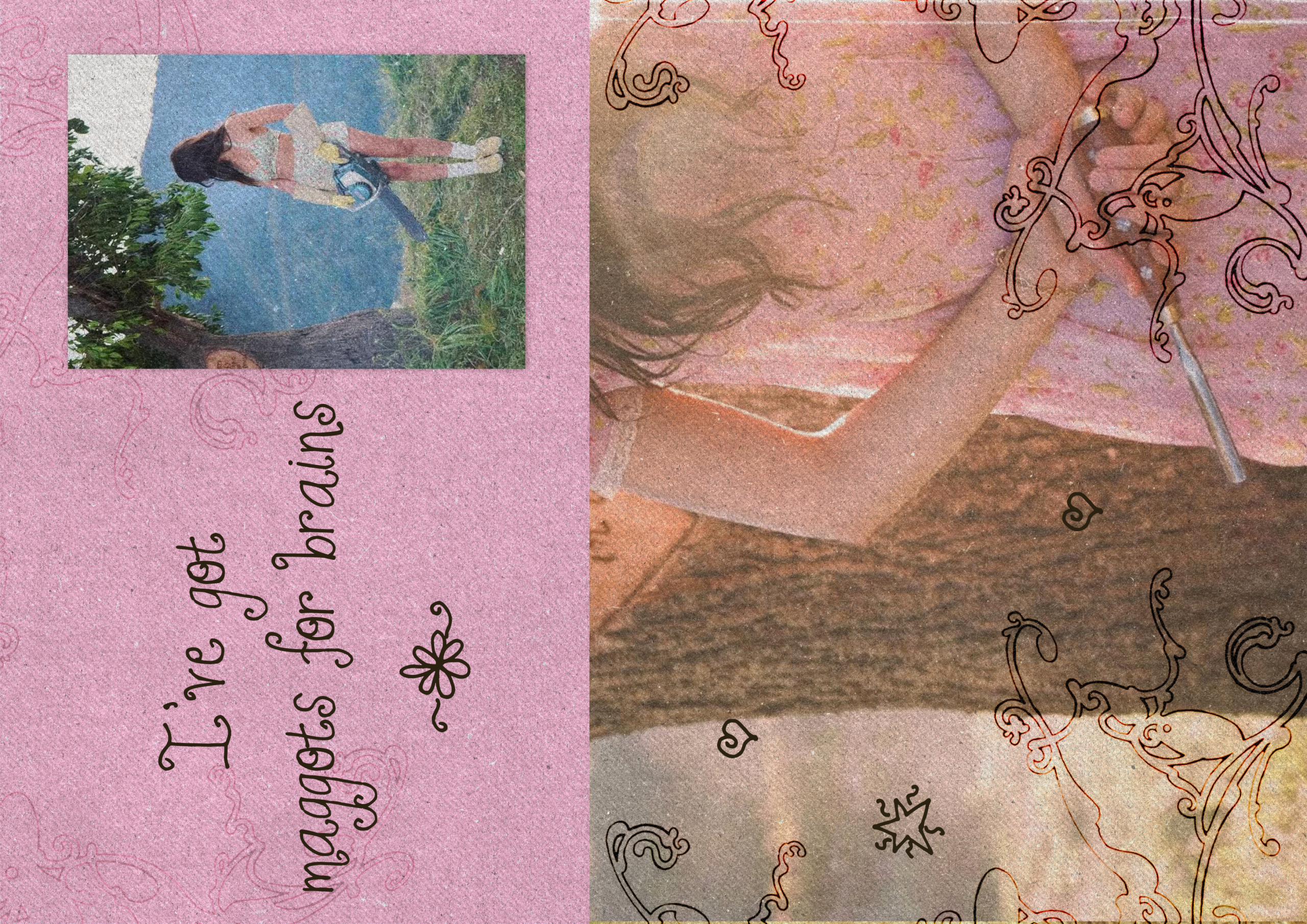 Postcard that accompanies the vinyl